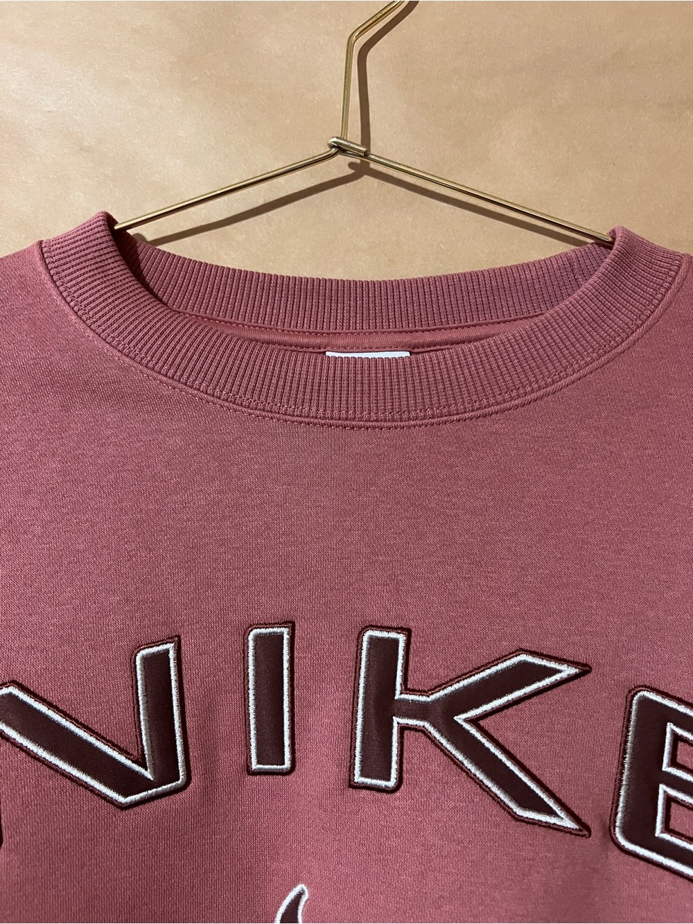 Nike NWT Phoenix Fleece Oversized Crewneck Logo Spell-Out Sweatshirt Size S - Picture 5 of 12